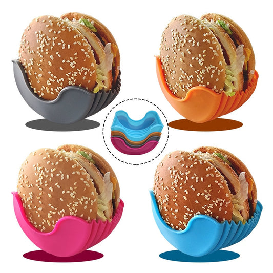 Reusable Silicone Burger Holder